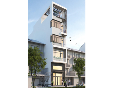 Công trình nhà phố hiện đại