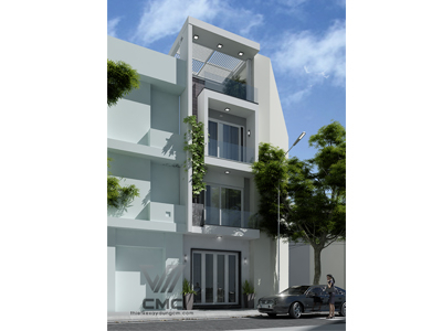 Công trình nhà phố hiện đại