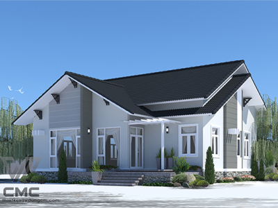 Công trình nhà vườn cấp 4 